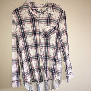 American flag plaid shirt